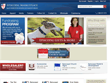 Tablet Screenshot of episcopalmarketplace.org